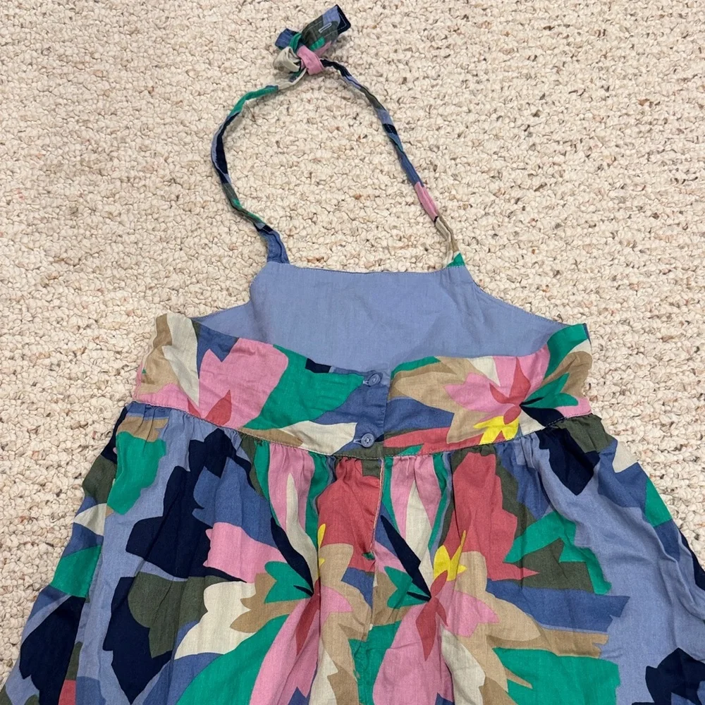Gap Kids Floral Kids Dress - Size Medium 8/9 - Halter Neck